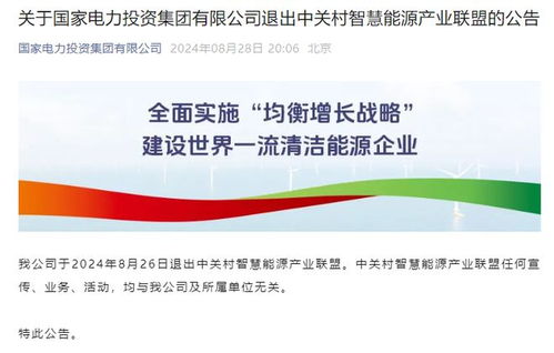 國家電投宣布退出北京企業網站背后的戰略轉型